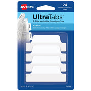 Avery Tab, White - 2 1/2"