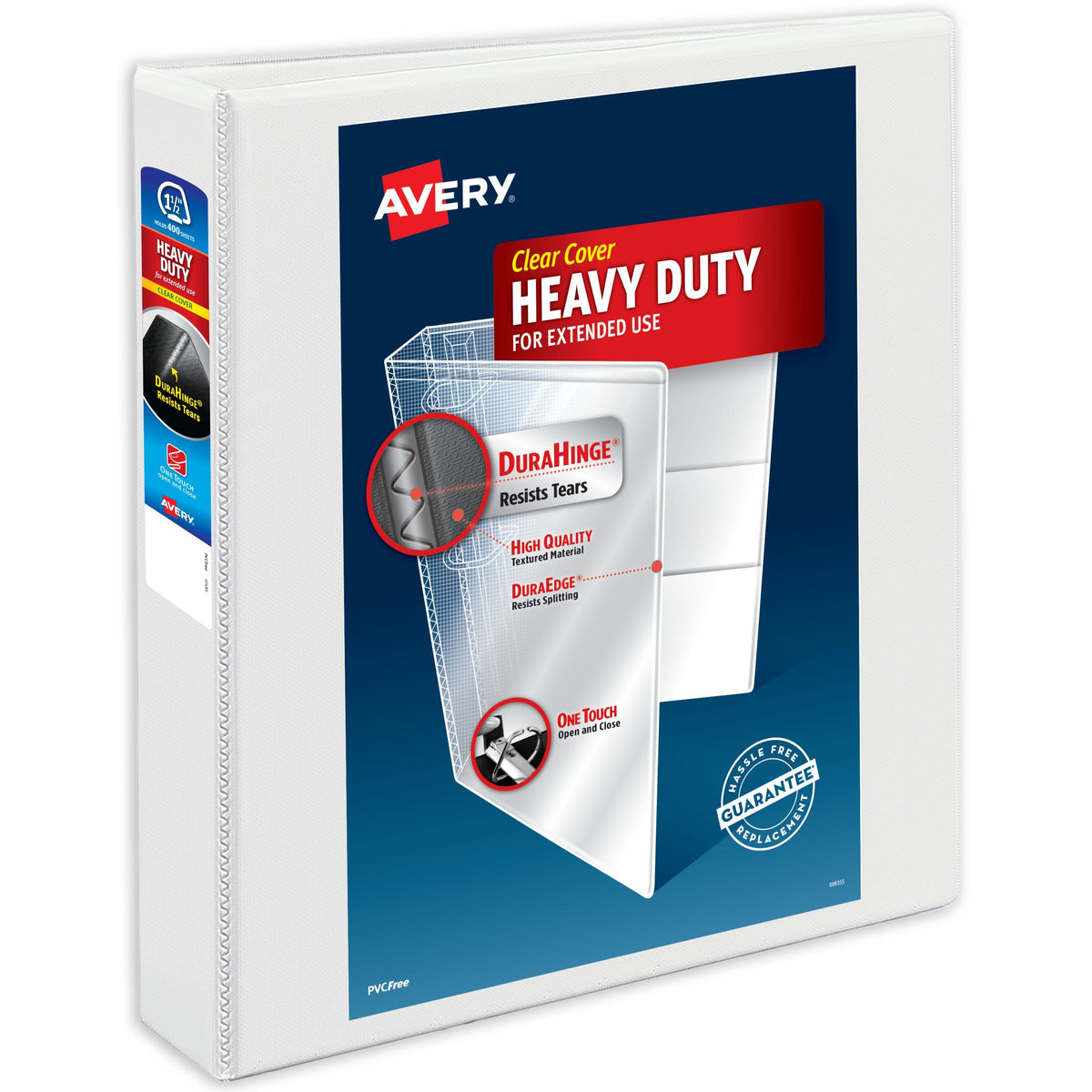 Avery Heavy-Duty Binder, 8 1/2" x 11" - 400 Sheets
