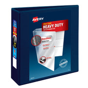 Avery Heavy-Duty Binder, 8 1/2" x 11" - Blue / 3" 670 Sheets