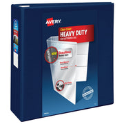 Avery Heavy-Duty Binder, 8 1/2" x 11" - Blue / 4" 780 Sheets