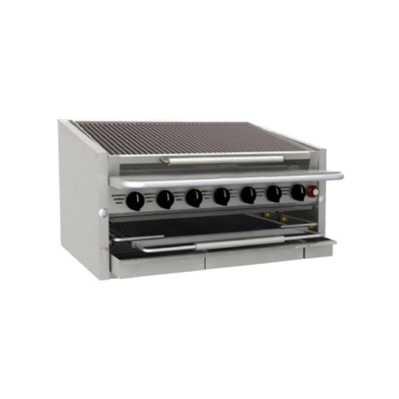 Bakers Pride Liquid Propane Charbroiler, 22" High - 72"