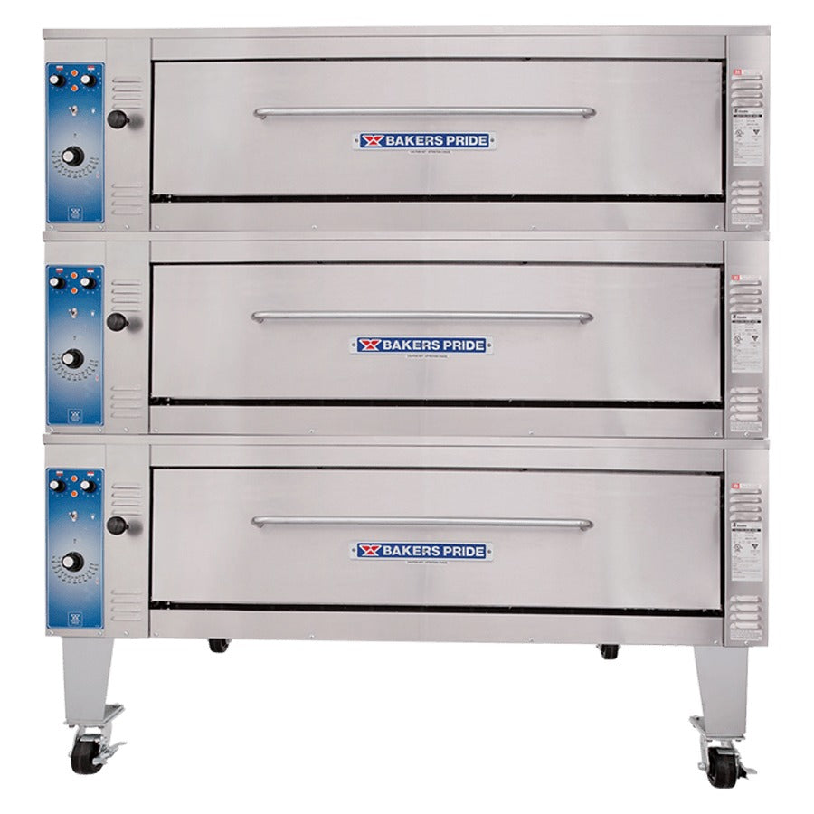 Bakers Pride ER-3-12-3836 Deck Oven, 55" Wide - 220-240V 3
