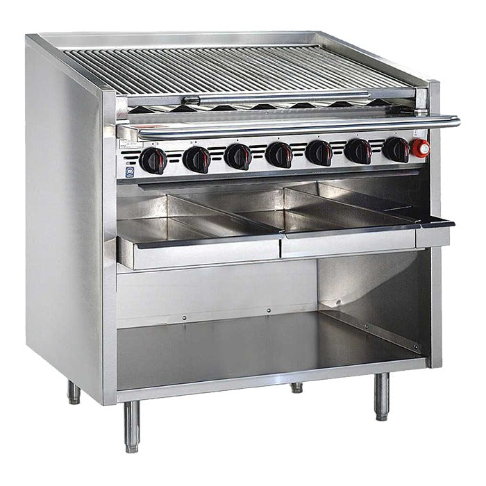 Bakers Pride Charbroiler, 42" High - 72"