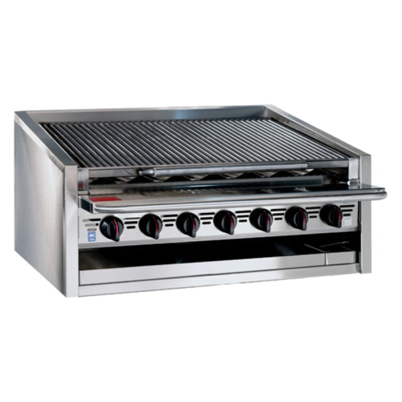 Bakers Pride Liquid Propane Charbroiler, 18" High - 48"