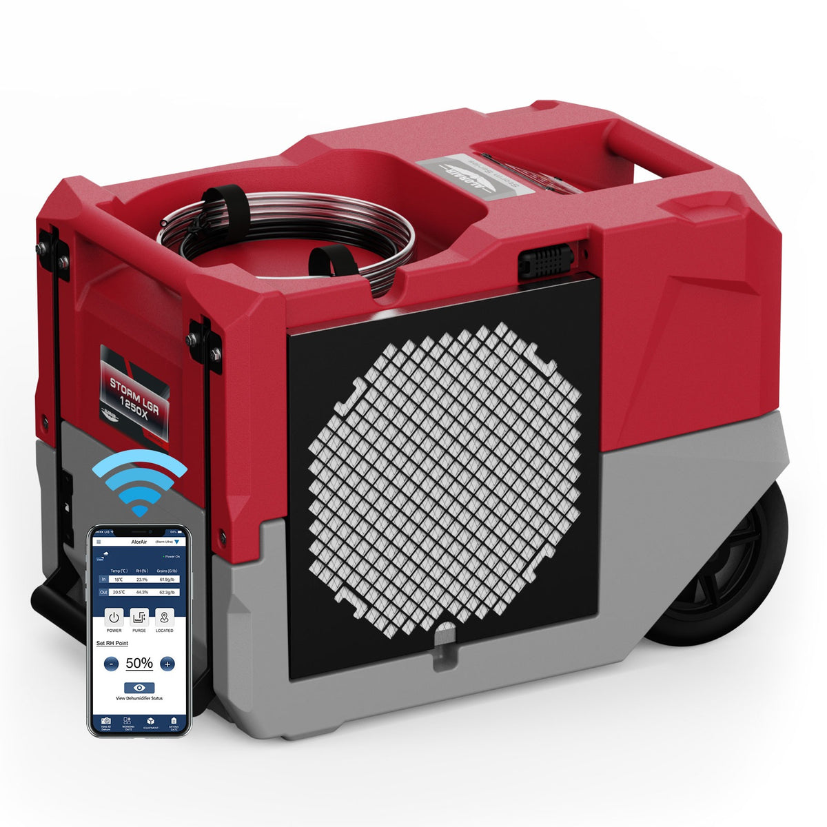 AlorAir 1250X Dehumidifier, 15 1/2" x 26 1/8", 115V - Default Title