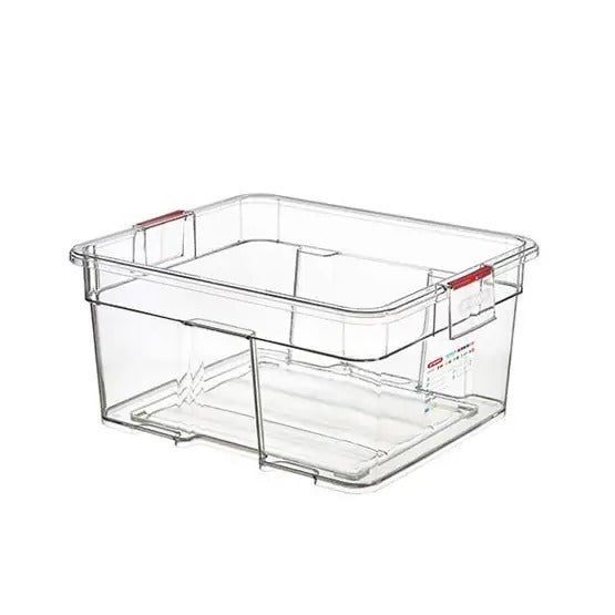 Araven 74069 ABS Plastic Food Box, 18 gal., Clear - Default Title