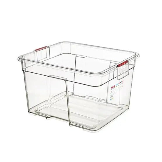 Araven 74070 ABS Plastic Food Box, 23 gal., Clear - Default Title