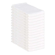 Hospeco ABSBNT Cotton Huck Towel, 16" x 26", 12/Pack - White