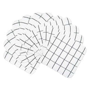 Hospeco DISH Cotton Dish Cloth, 12" x 12", 12/Pack - Black White
