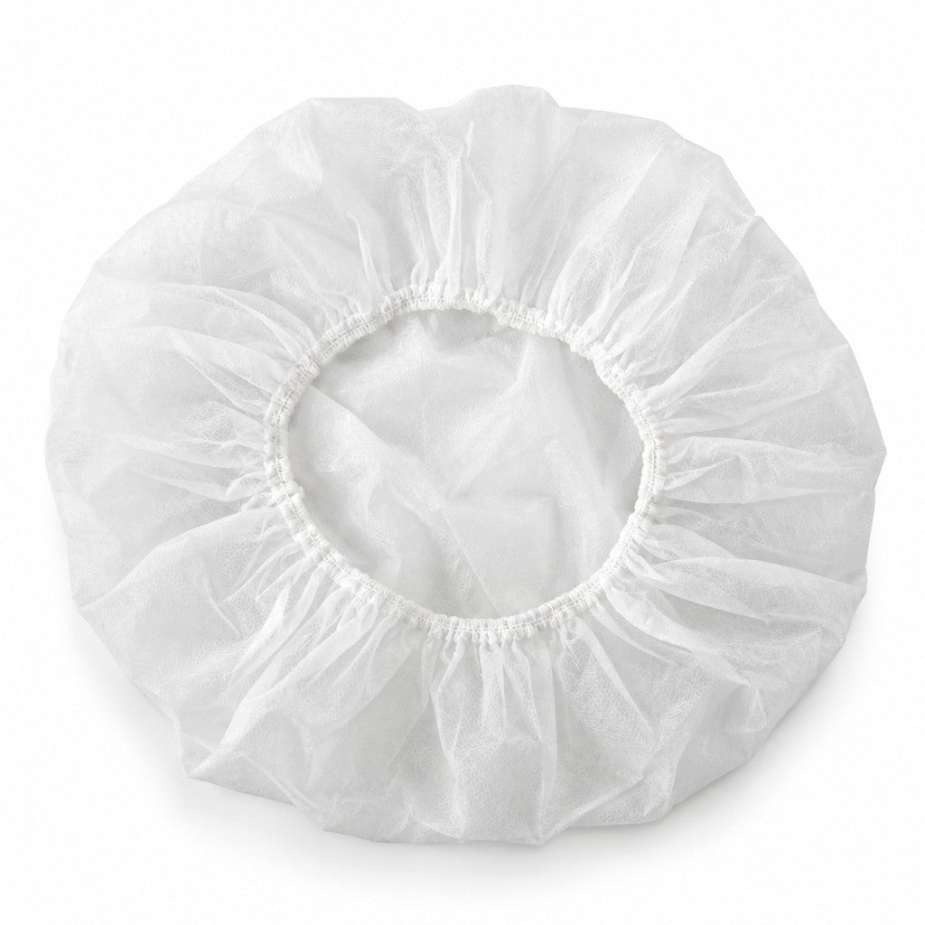Choice Polypropylene Bouffant Cap, White, 1,000/Case