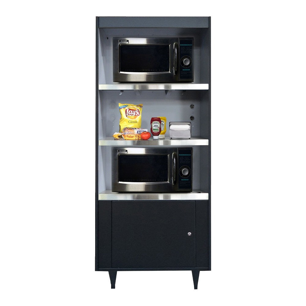 All State Manufacturing Condiment Stand, 23 1/4" x 27" - Three-Shelf