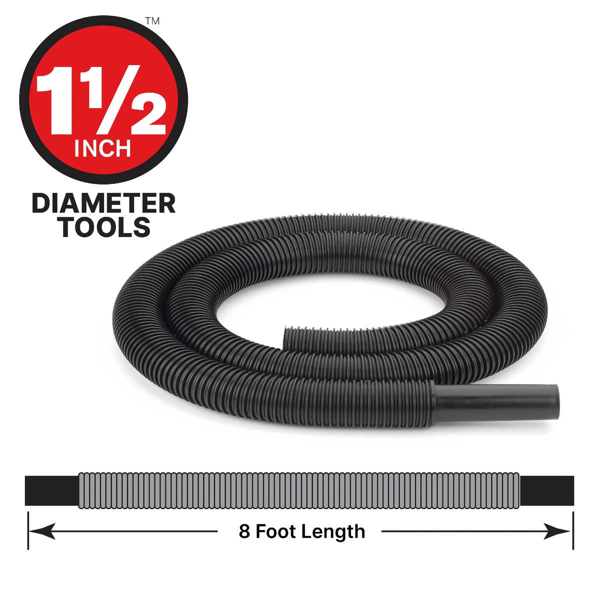 Shop-Vac 9050533 Hose, 8' Long - photo 2