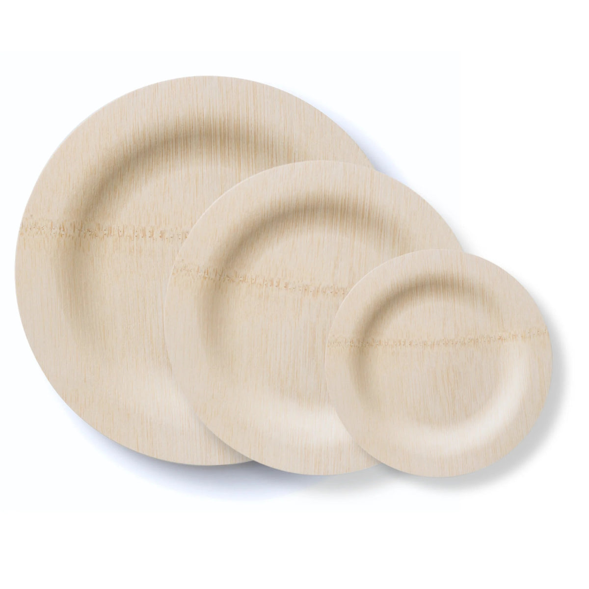 Bambu Bamboo Plate, Beige, 100/Box - photo 2