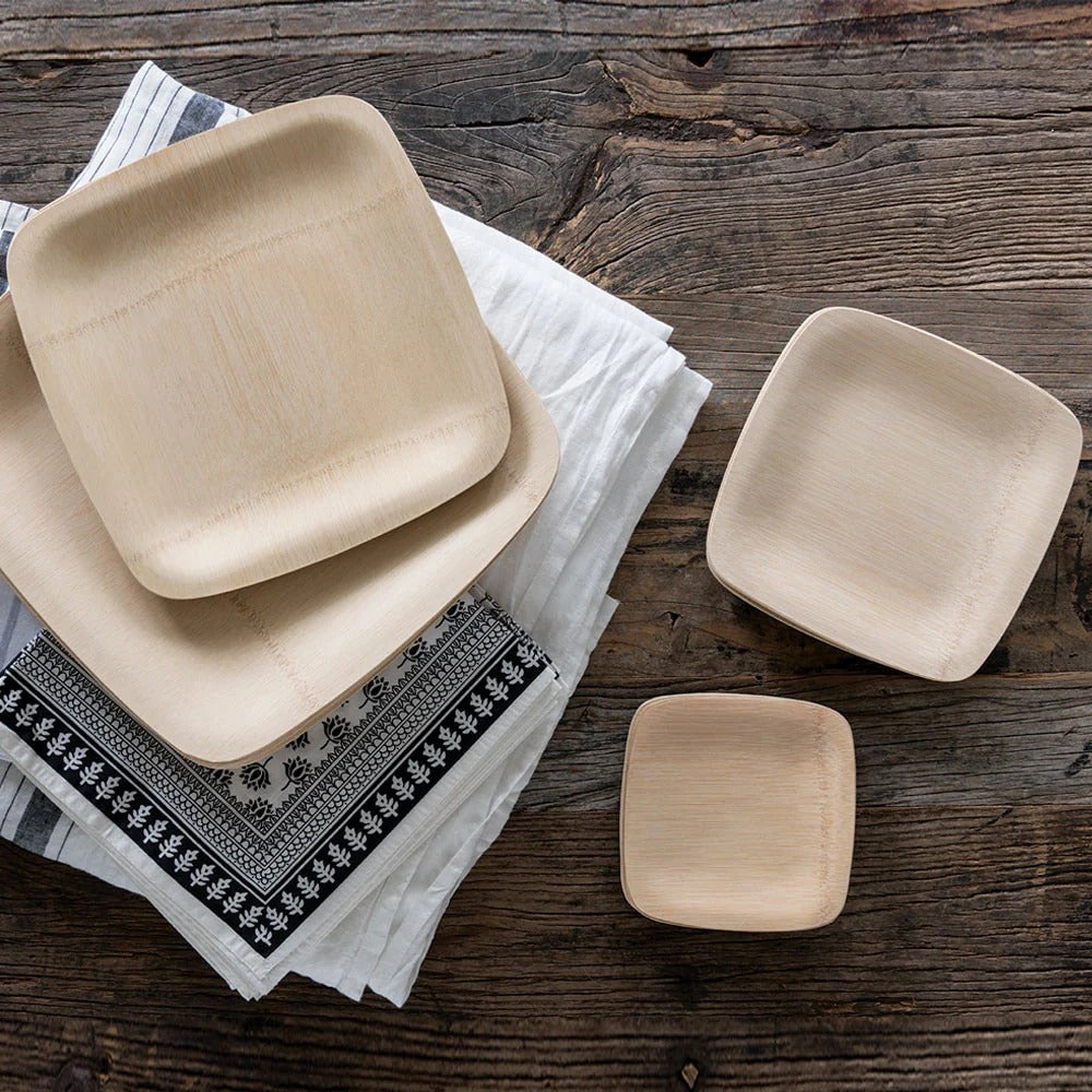 Bambu Bamboo Plate, Beige - photo 5