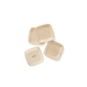 Bambu Bamboo Plate, Beige - 3 1/2"