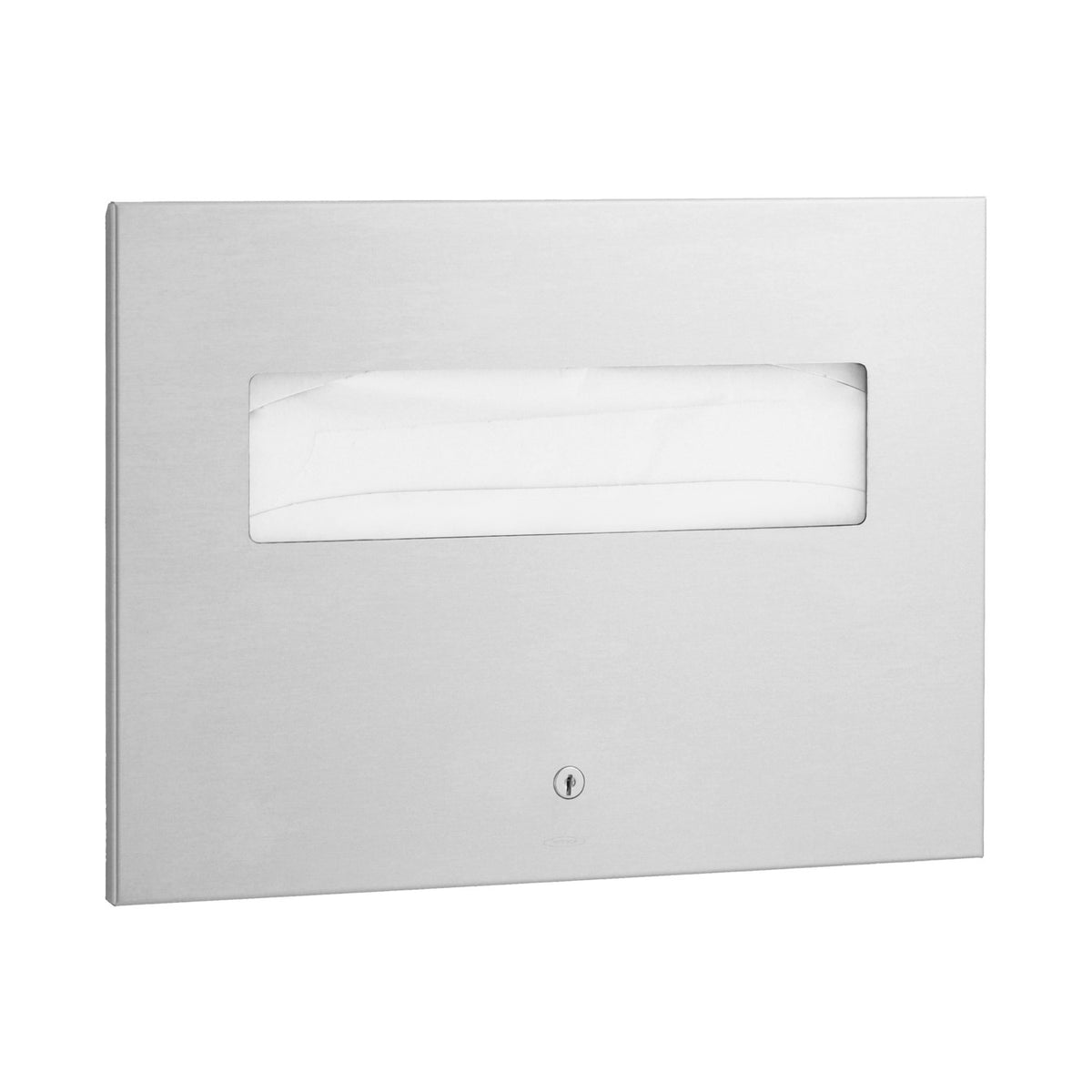 Bobrick B-3013 Stainless Steel Dispenser, 500 Seat Covers - 13 1/16"