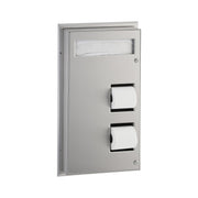 Bobrick B-347 Stainless Steel Dispenser, 1,000 Seat Covers - Default Title