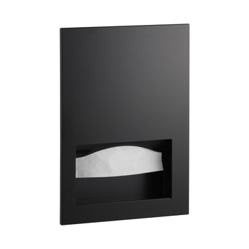 Bobrick B-35903 Stainless Steel Paper Towel Dispenser, 300 - 400 Towels - Black