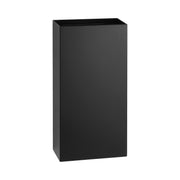 Bobrick B-9279 Fino Stainless Steel Trash Can, 6 gal. - Black