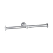 Bobrick Fino Stainless Steel Paper Holder, 1 5/16" High, Silver - Double Roll