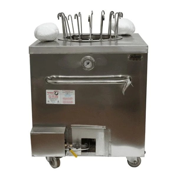 Tandoor Morni Stainless Steel Tandoor Oven, 37" High - 16 Naan