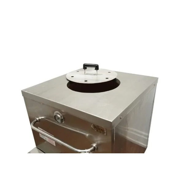 Tandoor Morni Stainless Steel Tandoor Oven, 37" High - 18 Naan