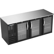Beverage-Air BB78HC Bar Refrigerator, 26.13 cu. ft., 115V - Glass