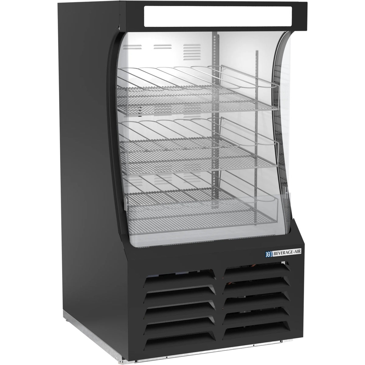 Beverage-Air BZ13HC Vertical Air Curtain Merchandiser, 13 cu. ft., 115V - Black