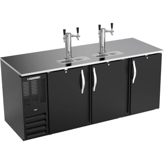 Beverage-Air DD78HC-B Beer Dispenser, 78" Wide, 115V - 26.1 cu. ft.