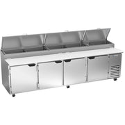 Beverage-Air Pizza Prep Table, 119" Wide, 115V - 4 Door