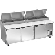 Beverage-Air Pizza Prep Table, 93" Wide, 115V - 3 Door