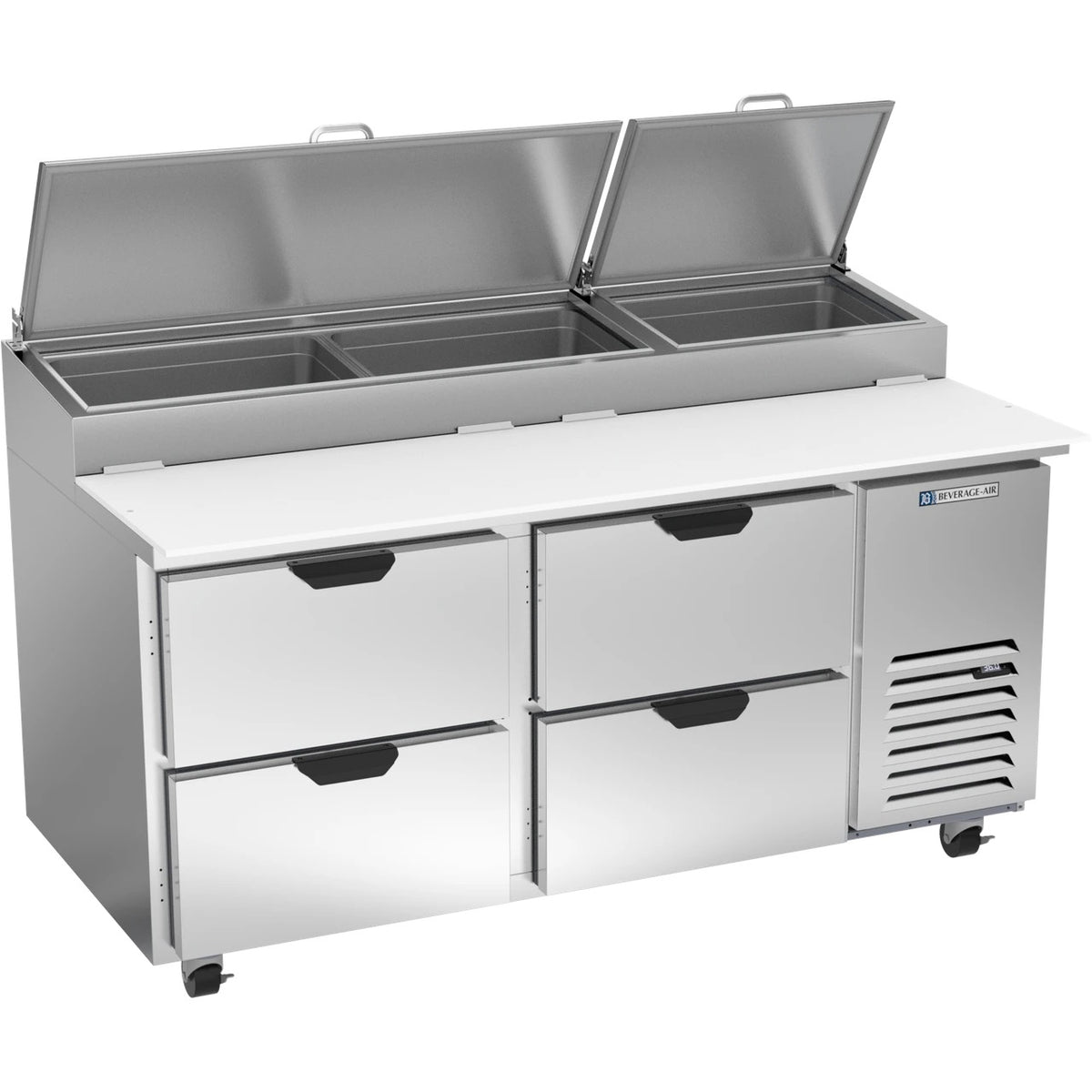 Beverage-Air Pizza Prep Table, 20.7 cu. ft., 115V - 4 Drawer