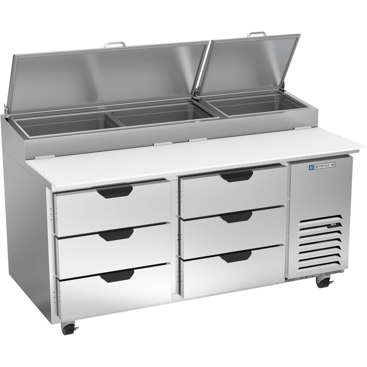 Beverage-Air Pizza Prep Table, 20.7 cu. ft., 115V - 6 Drawer