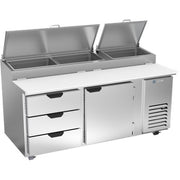 Beverage-Air DPD72HC Pizza Prep Table, 22.77 cu. ft., 115V - photo 3