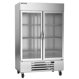 Beverage-Air HBF49HC-1 Reach-In Freezer, 52" Wide, 115V - Bottom Mounted Glass Door