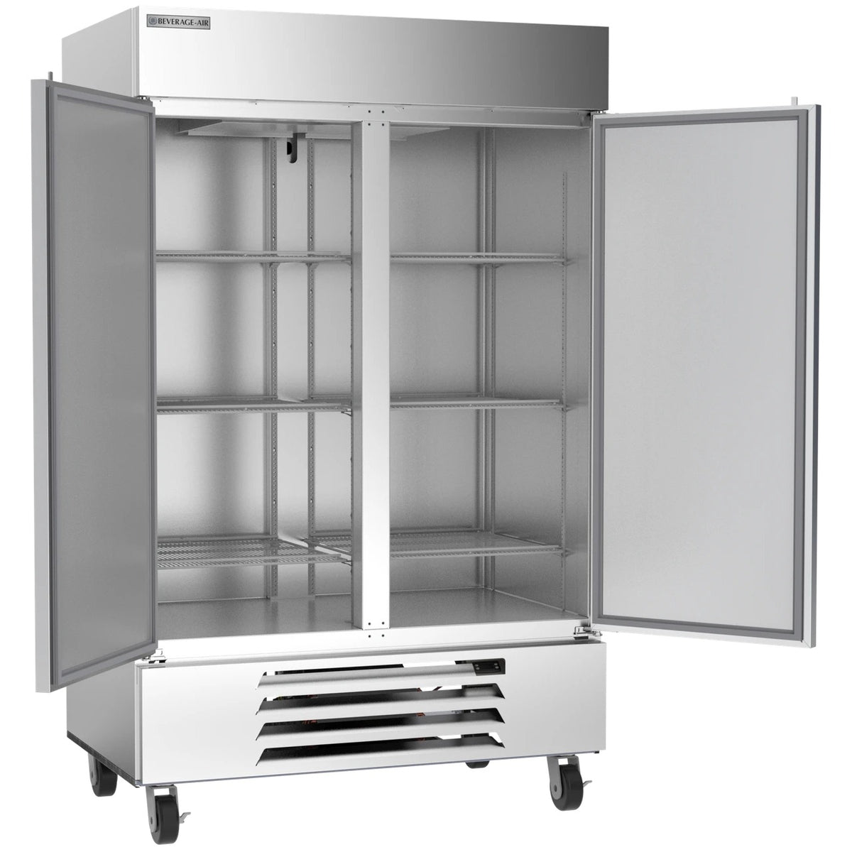 Beverage-Air HBF49HC-1 Reach-In Freezer, 52" Wide, 115V - Solid Door LED Lighting 47 cu. ft.