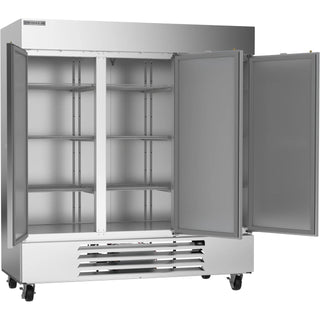 Beverage-Air HBF72HC Reach-In Freezer, 75" Wide, Silver - 68.4 cu. ft.