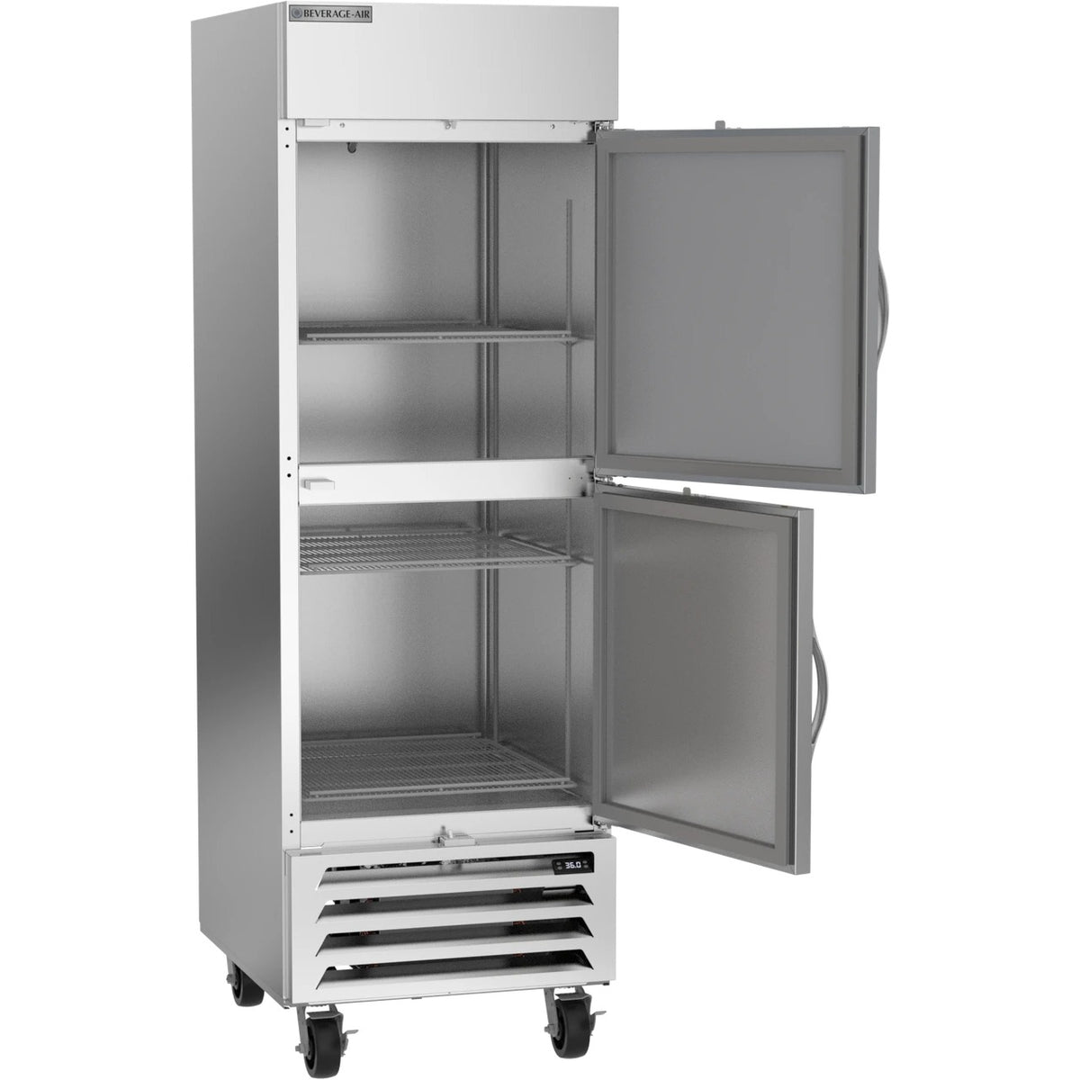 Beverage-Air HBR23HC-1 Reach-In Refrigerator, 27 1/4" Wide, 115V - Horizon Series 27" Bottom Mount Half