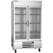 Beverage-Air HBR44HC-1 Reach-In Refrigerator, 40.2 cu. ft., 115V - Two Section Glass Reach-In LED Lighting