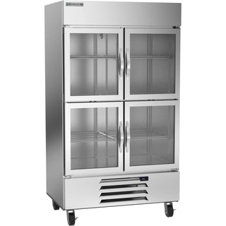 Beverage-Air HBR44HC-1 Reach-In Refrigerator, 40.2 cu. ft., 115V - Bottom Mount Half Glass Reach-In