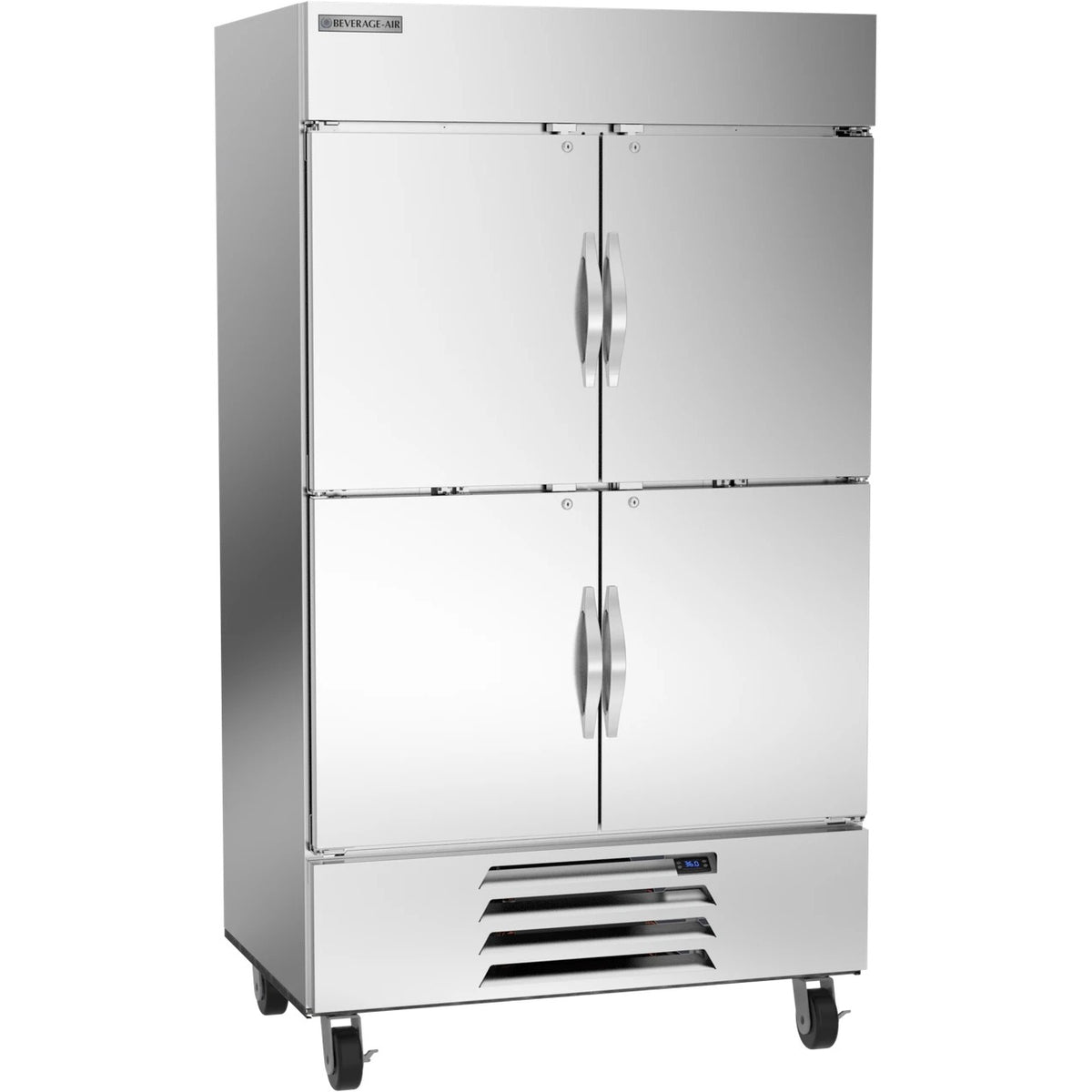 Beverage-Air HBR44HC-1 Reach-In Refrigerator, 40.2 cu. ft., 115V - Bottom Mount Half Reach-In