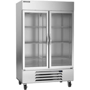 Beverage-Air HBR49HC-1 Reach-In Refrigerator, 46.15 cu. ft., 115V - Horizon Series 52" Bottom Mounted Glass LED Lighting