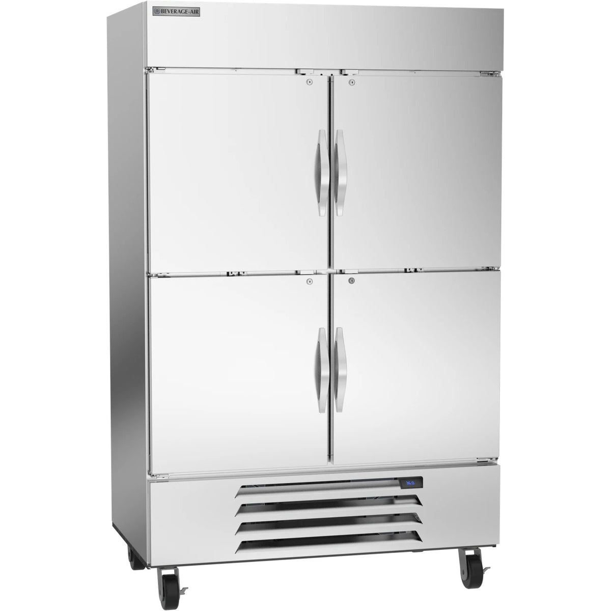 Beverage-Air HBR49HC-1 Reach-In Refrigerator, 46.15 cu. ft., 115V - Horizon Series 52" Bottom Mount Half
