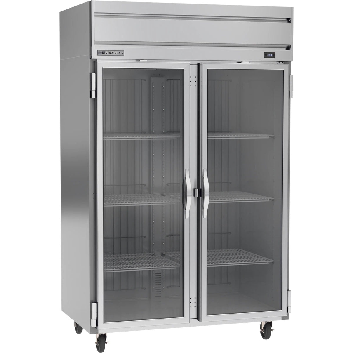 Beverage-Air HF2HC Reach-In Freezer, 52" Wide, 115V - Top Mounted Glass