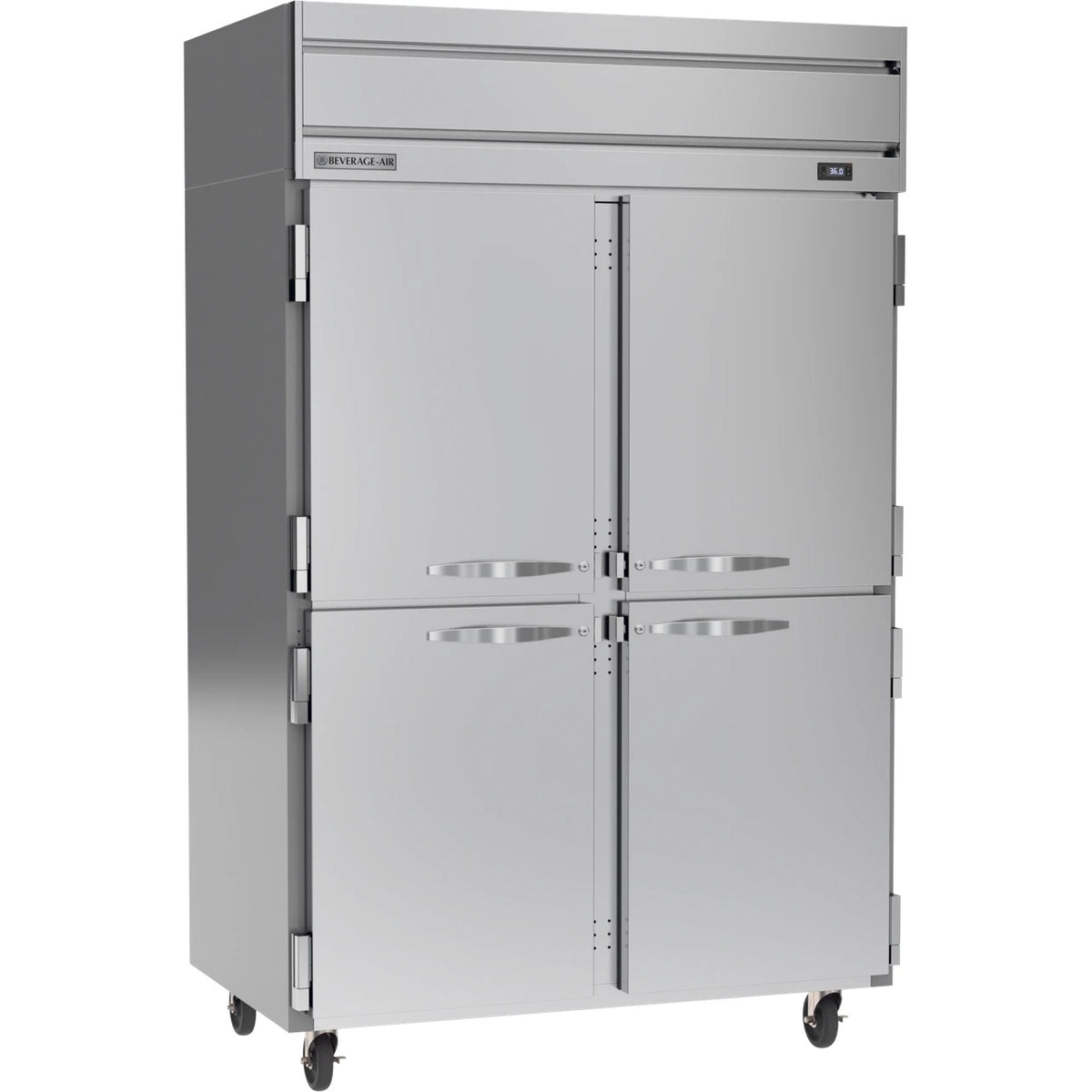 Beverage-Air HR2HC Reach-In Refrigerator, 52" Wide, 115V - Half