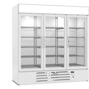 Beverage-Air MMF72HC-1 Freezer, 68.5 cu. ft., 115V - White Merchandising Stainless Steel