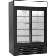 Beverage-Air MMR45HC-1 Glass Door Refrigerator, 44 cu. ft., 115V - Two Section 44 Cu. Ft.