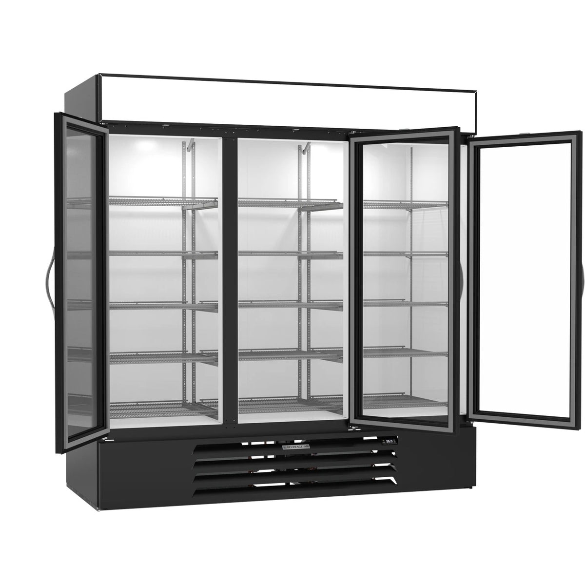 Beverage-Air MMR72HC-1 Glass Door Merchandiser, 68.5 cu. ft., 115V - Refrigerated LED Lighting