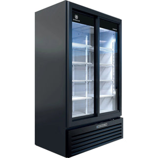 Beverage-Air MT49-1 Glass Door Merchandiser, 39.03 cu. ft., 115V - Black
