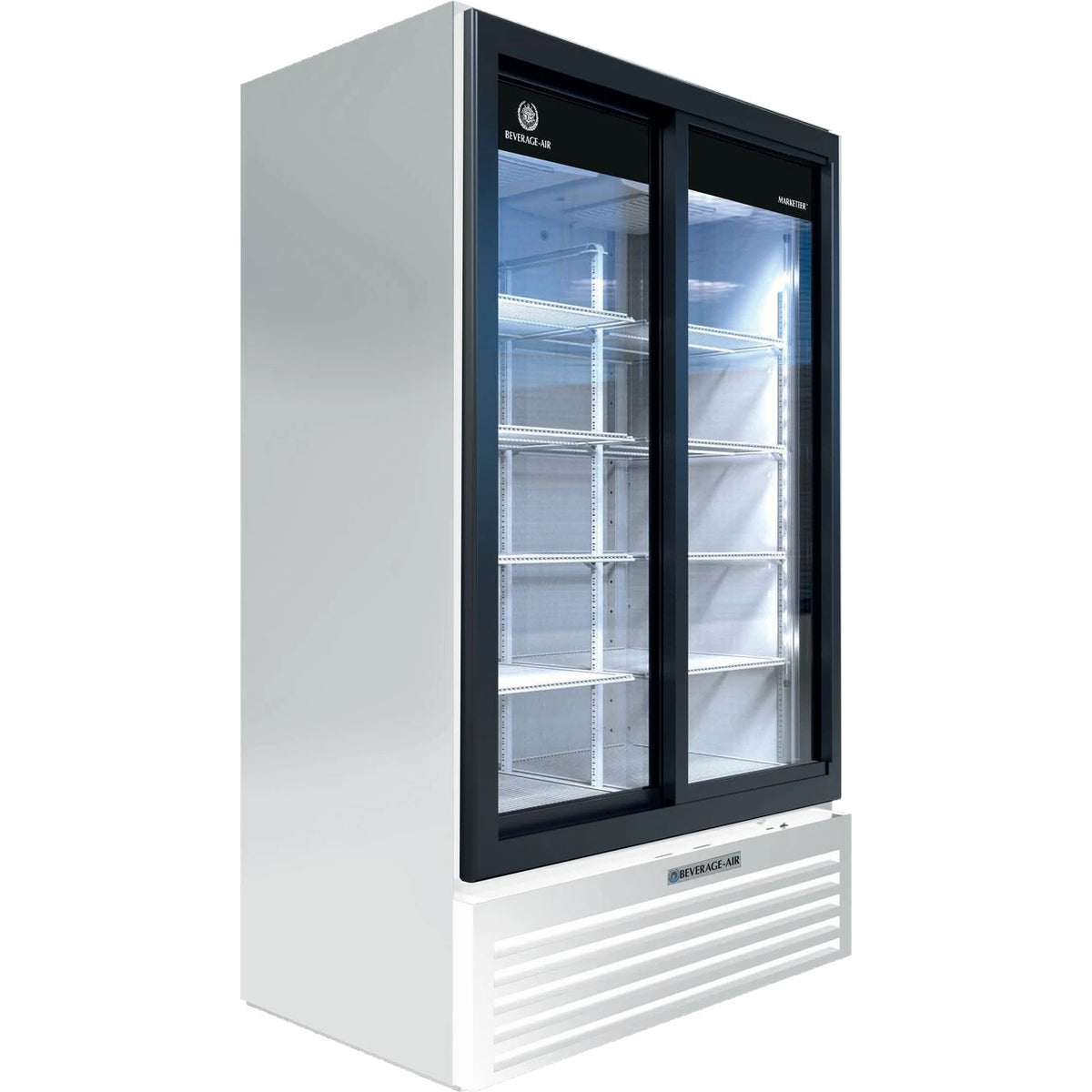 Beverage-Air MT49-1 Glass Door Merchandiser, 39.03 cu. ft., 115V - White